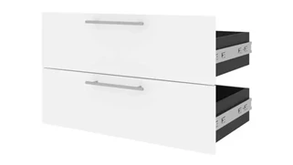 Bookcases Bestar Office Furniture 2 Drawer Set for 30in W Shelving Unit