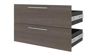 Bookcases Bestar Office Furniture 2 Drawer Set for 30in W Shelving Unit