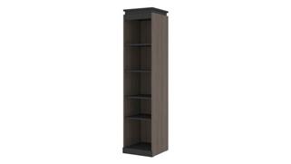 Bookcases Bestar Office Furniture 20in W Narrow Shelving Unit