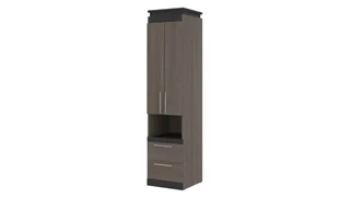 Storage Cabinets Bestar Office Furniture 20in W Storage Cabinet with Pull-Out Shelf