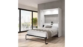 Murphy Beds - Full Bestar Office Furniture 61in W Full Murphy Bed