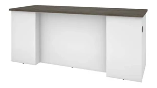 Stand-Alone Desk Shells Bestar 72in W Desk Shell