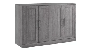 Murphy Beds - Full Bestar Office Furniture 69in W Full Cabinet Bed with Mattress
