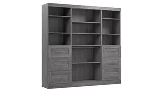 Closet Storage & Organizers Bestar Office Furniture 86in W Closet Organization System with Drawers