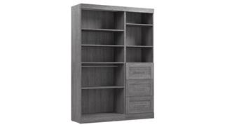 Closet Storage & Organizers Bestar Office Furniture 61in W Closet Organizer System