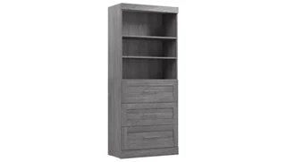 Closet Storage & Organizers Bestar Office Furniture 36in W Closet Organizer with Drawers