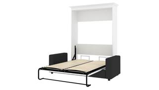 Murphy Beds - Full Bestar Office Furniture 73in W Full Murphy Bed and Sofa