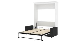 Murphy Beds - Queen Bestar Office Furniture 78in W Queen Murphy Bed and Sofa