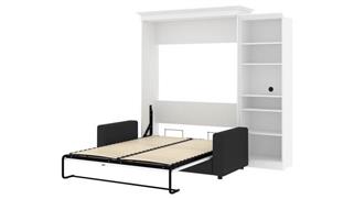 Murphy Beds - Queen Bestar Office Furniture 92in W Queen Murphy Bed with Sofa