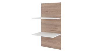 Shelving Bestar Office Furniture 20in W Set of Floating Shelves