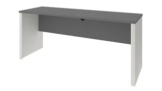 Stand-Alone Desk Shells Bestar 72in W Narrow Credenza Shell