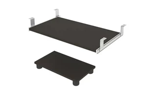 Desk Keyboard Trays Bestar Keyboard Shelf and CPU Platform
