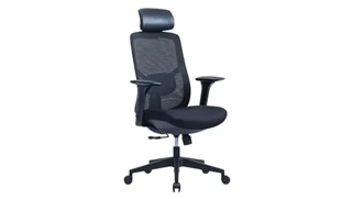 Ergonomic Task Chairs Bottom Line Seating Fabric Task Chair with Adjustable Arms