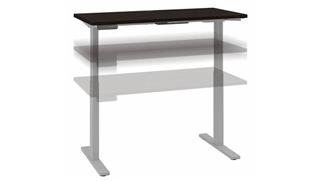 Adjustable Height Desks & Tables Bush Furniture 48in W x 24in D Electric Height Adjustable Standing Desk