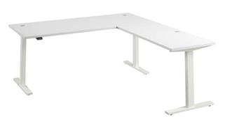 Adjustable Height Desks & Tables Bush Furniture 72in W Height Adjustable L-Shaped Standing Desk