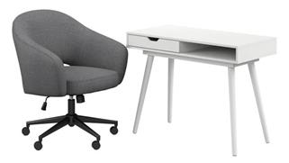 Writing Desks Bush Furniture 40in W Small Writing Desk and Chair Set