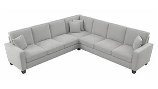 Sectional Sofas Bush Furniture 111in W L-Shaped Sectional Couch