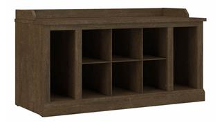 Benches Bush Furniture 40in W Shoe Storage Bench with Shelves