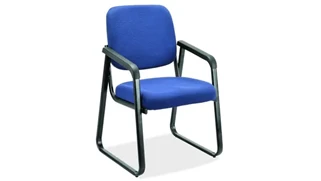 Lobby & Guest Chairs - Metal Office Source Furniture Sled Base Guest Chair with Arms