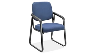 Lobby & Guest Chairs - Metal Office Source Furniture Sled Base Guest Chair with Arms