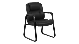 Lobby & Guest Chairs - Metal Office Source Executive Guest Chair with Sled Base