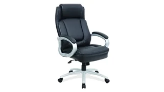 Executive Desk Chairs Office Source Big & Tall Executive with Silver Heavy Duty Metal Base