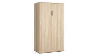 Tall Storage Cabinets Office Source Furniture 35.5in wide x 65.5in high Wood Door Storage Cabinet