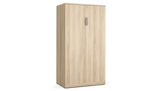 Tall Storage Cabinets Office Source Furniture 35.5in wide x 65.5in high Wood Door Storage Cabinet
