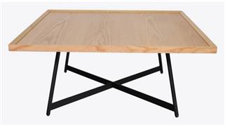 Coffee Tables Office Source 36in Square Veneer Top Coffee Table