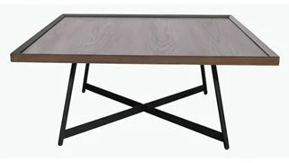 Coffee Tables Office Source 36in Square Veneer Top Coffee Table
