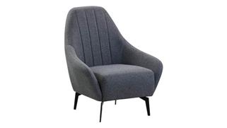 Reception Seating Office Source High Back Upholstered Lounge Chair