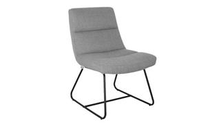 Reception Seating Office Source Upholstered Lounge Chair with Sled Base