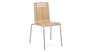Chairs Office Source Square Bentwood Standard Height Cafe Chair (Set of 2)