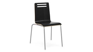 Chairs Office Source Square Bentwood Standard Height Cafe Chair (Set of 2)