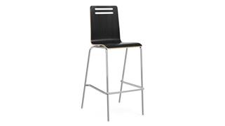 Stools Office Source Square Bentwood Bar Height Cafe Stool (Set of 2)