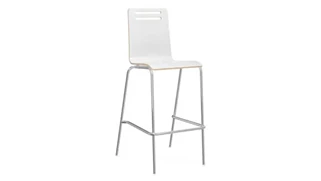 Stools Office Source Square Bentwood Bar Height Cafe Stool (Set of 2)