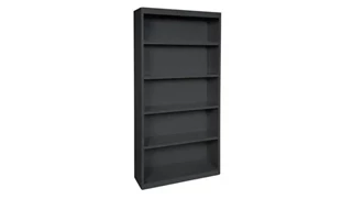 Standard Bookcases Office Source Furniture 35in W x 72in H - 5 Shelf Steel Bookcase