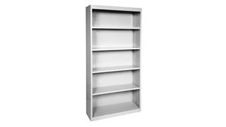 Standard Bookcases Office Source 35in W x 72in H - 5 Shelf Steel Bookcase