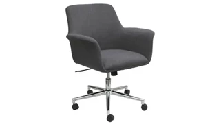 Conference Room Chairs Office Source Furniture Mid Back Swivel Chair with Chrome Base