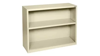 Low Bookcases Office Source 35in W x 30in H - 2 Shelf Steel Bookcase