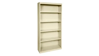 Standard Bookcases Office Source Furniture 35in W x 72in H - 5 Shelf Steel Bookcase