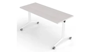 Training Tables Corp Design 66in x 30in Flip Top Nesting Table