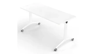 Training Tables Corp Design 66in x 30in Flip Top Nesting Table