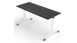 Training Tables Corp Design 48in x 24in Flip Top Nesting Table