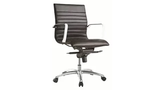 Conference Room Chairs Corp Design Leather Mid Back Chair