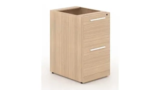 Vertical File Cabinets Corp Design Deluxe 2 Drawer Pedestal (File / File) - Assembled