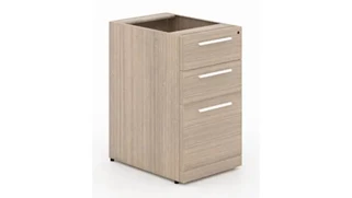 Vertical File Cabinets Corp Design Deluxe 3 Drawer Pedestal (Box / Box / File) - Assembled