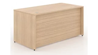 Stand-Alone Single Pedestal Desks Corp Design 66in x 30in Single Pedestal Desk