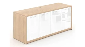Storage Credenzas Corp Design Credenza with Glass Doors