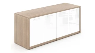 Storage Credenzas Corp Design Credenza with Glass Doors